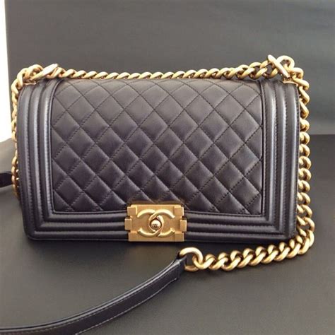 chanel boy bag white gold|chanel boy bag gold hardware.